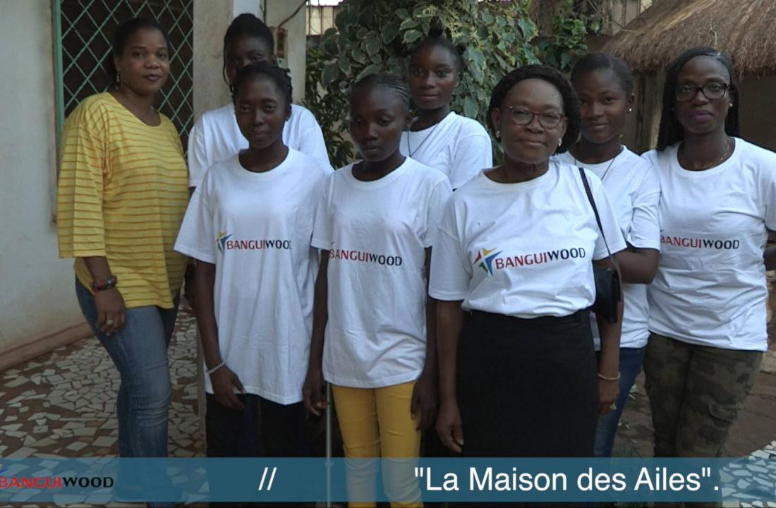 L'association pour les orphelines La Maison des Ailes à Bangui