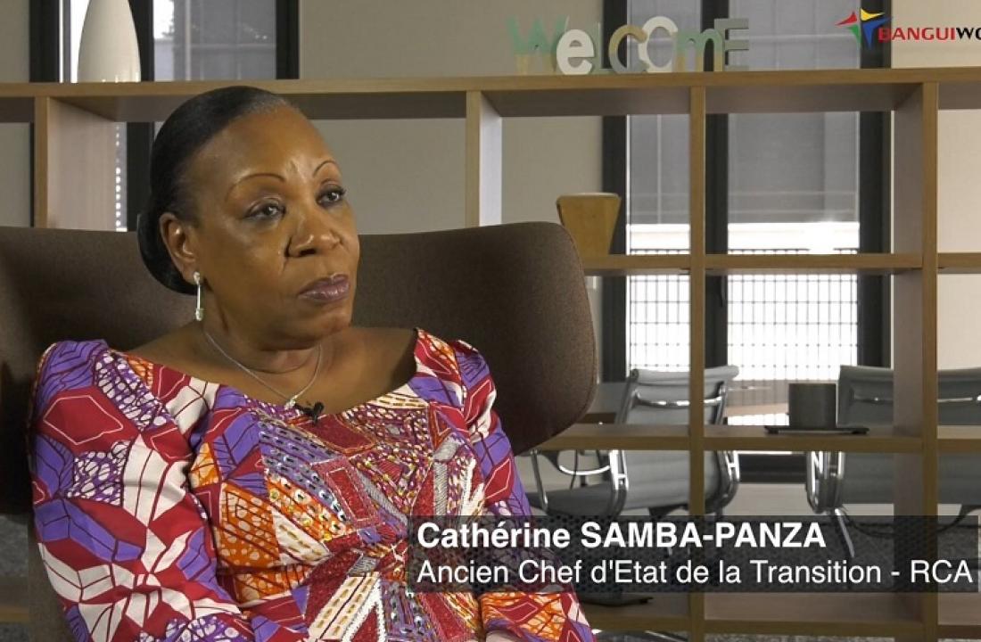 Présidente Catherine Samba-Panza sur la crise centrafricaine